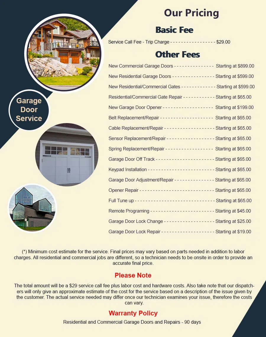 Garage Doors Store Repairs Atlanta, GA 404-793-6003